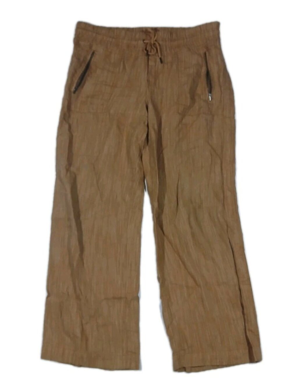 Athleta Cabo Linen Textured Wide Leg Pants